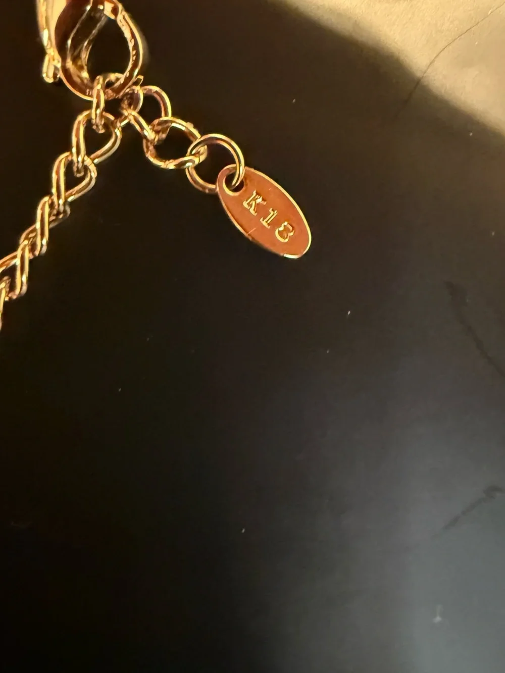 Classic Gold Link Bracelet with Adjustable Chain